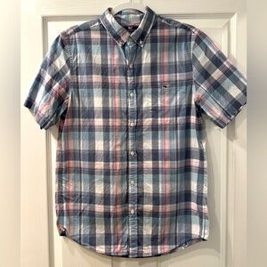 Vineyard Vines Slim Fit Short Sleeve Button Down Tucker Shirt